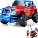 Spider Remote Control Car for Kids, Rc Cars Boys Toys Age 4-6 7 8-12 Birthday Gift, 1:20 Scale Spider RC Truck Full Functions Racing Car for Toddlers Kids Indoor Outdoor Play