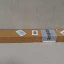 LazBlinds No Drill Zebra Blinds for Windows 22.5" W x 64" H, White