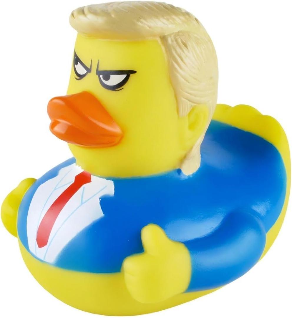 Nuwani Donald Trump Rubber Ducks for Jeep Dashboard  4 inch Patriotic SelfRecovering Bath Toy, Funny Gag Gift for Baby Shower, Family Party & Kids Birthday 6 PCS
