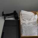 Klearlook Keyboard Tray Under Desk with 360 Rotation, Ergonomic Computer Keyboard & Mouse Tray 25"W11.02"D Sit Stand Desk Keyboard Holder w/Wrist Rest & Storage Drawer (Height is not Adjustable)