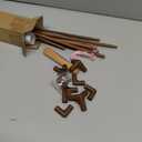 Walnut Hanging File Folder Frame, File Cabinet Organizer for Letter Size, 12.6 Wide x 18 Long x 9.125" Height, File Cabinet Rails Hanging Files in File Drawers (Brown)