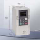 MOLLOM VFD 4KW 5HP 9A 380V Single or Three Phase Input to 3 Phase 0-3000 Hz Output Variable Frequency Drive Inverter for Spindle Motor CNC Speed Control