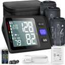 Blood Pressure Monitor Upper Arm with 3 Size Cuffs, Small 7"-9", Medium/Large Cuff 9"-17" and XL Extra Large 13"-21", Automatic Digital BP Cuffs for Home Use, Large LCD with Backlit, BP Machine