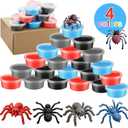 24 Set Spider Party Favors for Kids Air Dry Modeling Clay DIY Spider Web Birthday Party Supplies Spiderweb Goodie Bags Stuffers Art Crafts Gifts Toy for Kids Boys Girls Prizes