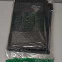 Pieviev Cat Litter Mat Double Layer Waterproof Urine Proof Trapping Mat 1 Pack (Black, 24x15 Inch (Pack of 1))