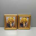 Splinterix 8x10 Gold Picture Frame Set of 2, Ornate Vintage 8 x 10 Photo Frame for Wall Decor or Tabletop Display, 8x10 Gold Frames with Real Glass, Display 5x7 Pictures with Mat or 8x 10 without Mat for Antique Dco