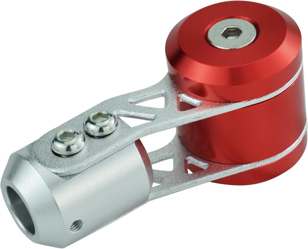 Shift Knob T-Shaped Car Gear Shifter Knob Aluminum Shift Stick Lever Knob for Most Manual Automatic Vehicles (Red)