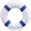 20 Inch Safety Life Preserver Ring Buoy for Swimming, Swim Foam Ring - Pool Safety Throw Rings, Rescue Lifeguard Wall Decoration (Blue)