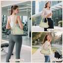 MICOM Crescent Bag for Women Lightweight Puffer Shoulder Bag Multi-Pocket Casual Hobo Bag Women Crescent Crossbody Bag