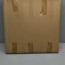 Mumufy 24 x 24'' Square Bamboo Large Serving Tray Platter Serving Tray with Handles Table Top Cheese Platter for Fruit Candy Coffee Dinner Kitchen Party Decorative Display(Wood Color)