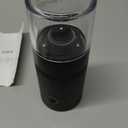 Coffee Grinder Electric, Portable Cordless Electric Coffee Grinder USB Charging Profession Ceramic Grinding Core Coffee Beans Grinder (Gray : Black)