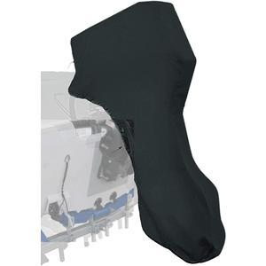 Boat Motor Covers 100-225 HP, Full Outboard Motor Cover, 600D Heavy Duty Fabric, Waterproof, Black Outboard Boat Motor Cover Fit for 200 HP Motor