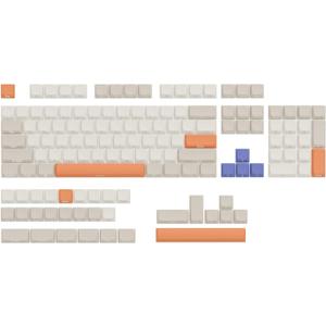 GATERON Dune Low Profile Keycaps, Nature Series PBT Keycaps 135 Keys Set Custom Keycap Set, Universal Compatiability for 100%, 75%, 65%, 60% Low Profile MX Mechanical Magnetic Gaming Keyboard (Dune)