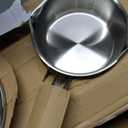 T-fal Stainless Steel Pots and Pans Set 11 Piece, Induction, Oven Broiler Safe 500F, Kitchen Cooking Set w/Fry Pans, Saucepans, Saute Pan, Dutch Oven, Steamer, Cookware, Dishwasher Safe, Silver