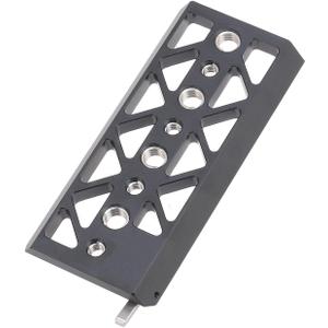 FocusFoto 5" Dovetail Bridge Plate Bottom Tripod Baseplate Lightweight Base Plate Mount for Tilta Standard Camera Cage