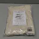 VHC Brands Embroidered Bee, Farmhouse Window Valance Curtain, Ruffled, Creme Yellow Grey, 16x90