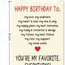 2 x Funny Birthday Card & Gifts for Men Husband Boyfriend Wife Girlfriend, Birthday Decorations for her him, Happy Bday Card, Sweetheart Romantic Raunchy