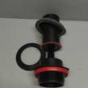 KOHLER 3" Toilet Flush Valve Kit, Black, Compatible with Kohler Wellworth toilets, 3" Canister with a 3" Outlet, GENUINE PART 1069722