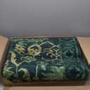 Dark Green Area Rugs 8x10 Rugs for Living Room, Traditional Washable Rugs for Bedroom Distressed Large Area Rug Living Room Rug Non Slip Rug Carpet for Dining Nursery