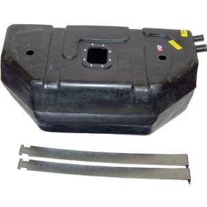 Crown Automotive 52002633PL Plastic Fuel Tank - 20 Gallon, Black