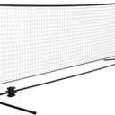 Aoneky Mini Portable Tennis Net for Driveway - Kids Soccer Tennis Net - Pickleball Net (10 Feet)