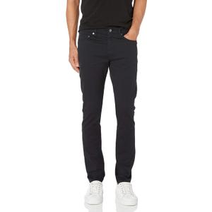 Amazon Essentials Men's Skinny-Fit 5-Pocket Stretch Twill Pant, Black, 34W x 30L