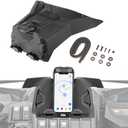 KEMIMOTO Electronic Device Holder Compatible with Can-Am Maverick Sport Trail 2019-2025, Commander GPS Tablet Mount 2021-2025 Storage Box, Replace OEM 715005212