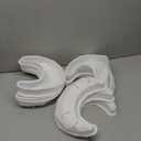 9pc Quality Silicone Moon Shape Dessert Mold Cake Baking Pan Mousse Cake Molds for Home Commercial Use (18x13.5cm)