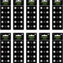 (100 Pack) LR44 AG13 303 357 A76 L1154F Batteries High Capacity 1.5V Button Coin Cell Battery