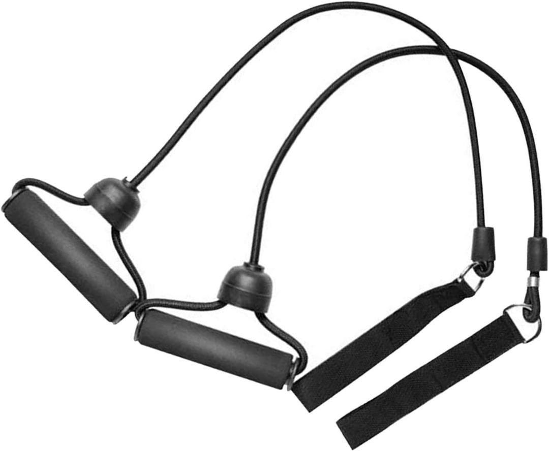DYNWAVE 1Pair Exercise Bands with Handles,Trampoline Resistance Bands Workout Strength Training Equipment,Pull Rope for Muscle Toning DYNWAVE 1Pair Exercise Bands with Handles,Trampoline Resistance Bands Workout Strength Training Equipment,Pull Rope for Muscle Toning