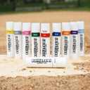 4 x EyeBlack BattlePaint  Bright Colored Under Eye Black Grease for Pro Athletes and Super Fans  Baseball, Softball, Football  1 Stick  Blue