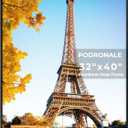 32x40 Poster Frames, 1Pcs, Plexiglass,Black Aluminum Snap Frame
