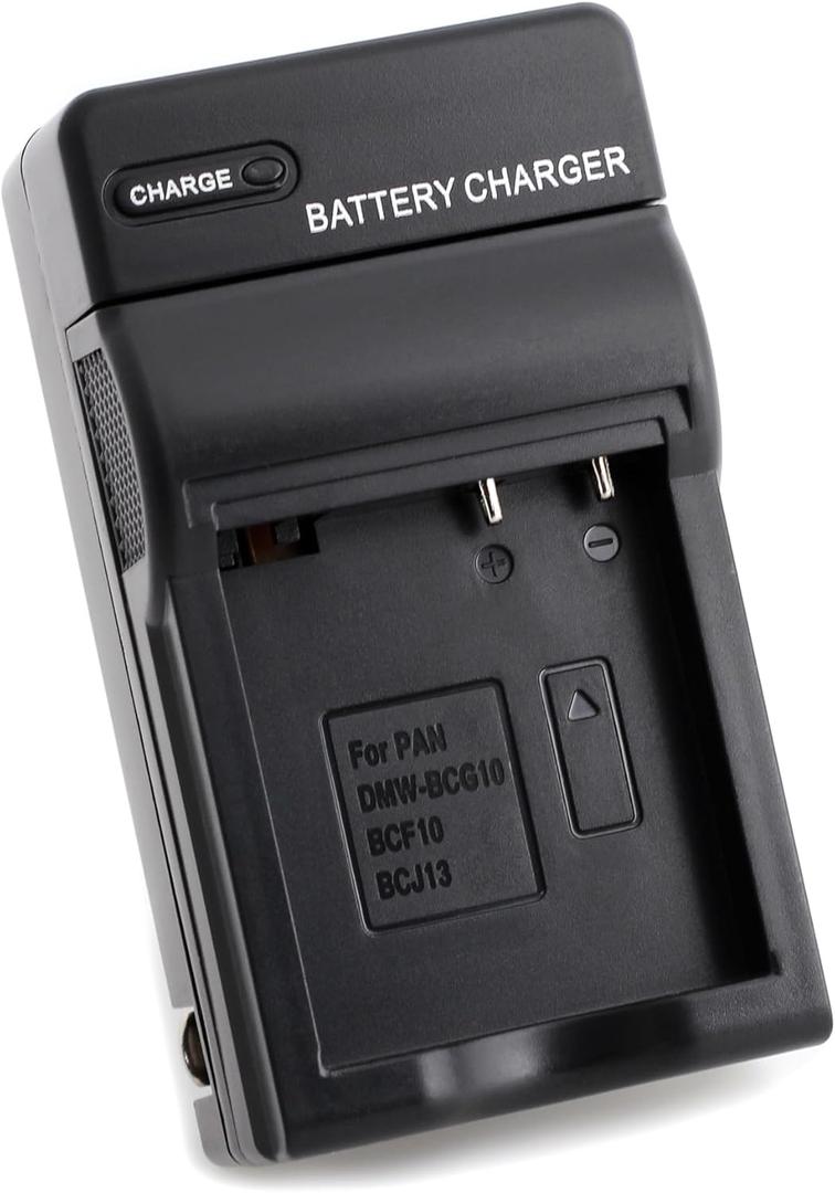 Norifon DMW-BCF10 Wall Charger for Panasonic Lumix DMC-FH20, DMC-FH22, DMC-FH24, DMC-FH25, DMC-FH3, DMC-FH5, DMC-FS15, DMC-FS6, DMC-FS7, DMC-FT4, DMC-FX70 and More with Foldable Plug