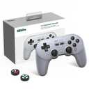 8Bitdo Pro 2 Bluetooth Controller - Hall Effect Joystick Update, for Switch/Switch 2, Windows, Apple, Android, Steam Deck, and Raspberry Pi (Gray Edition)
