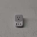 TESSAN European Travel Plug Adapter, Type C Power Adaptor with 4 AC Outlets 3 USB Ports (2 USB C), Europe Outlet Adapter for USA to EU Euro International Italy Iceland Spain France Greece Germany