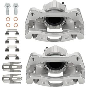 18-B5484 18-B5485 Front Brake Caliper Assembly Calipers Set Fit for Chrysler Town & Country 2013-2016, for Dodge Grand Caravan 2013-2016, for Jeep Wrangler 2013-2017, for VW Routan 13-14