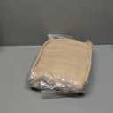 OLANLY Full Quilted Fitted Mattress Pad, Elastic Fitted Mattress Topper, Cooling Soft Mattress Cover Stretches up to 21 Inches Deep, Machine Washable Mattress Protector (54x75 inch, Beige)