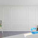 Peel and Stick Wall Molding Kit, 3D Premade Accent Molding Decorative Strips for Interior Wall Moulding Decor, Self Adhesive Decorative Strips(2*(30"×63"+30"×23")+(70"×63"+70"×23"))