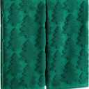 Quera 2 Pack Christmas Hand Towels Christmas Tree Green Bathroom Decorative Towels Set for Drying, Cleaning, Cooking, Holiday 13.7'' x 29.5''
