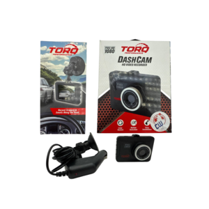 Torq Performance Car Dash Camera Video Recorder With Mic FHD 1080P Night Vision