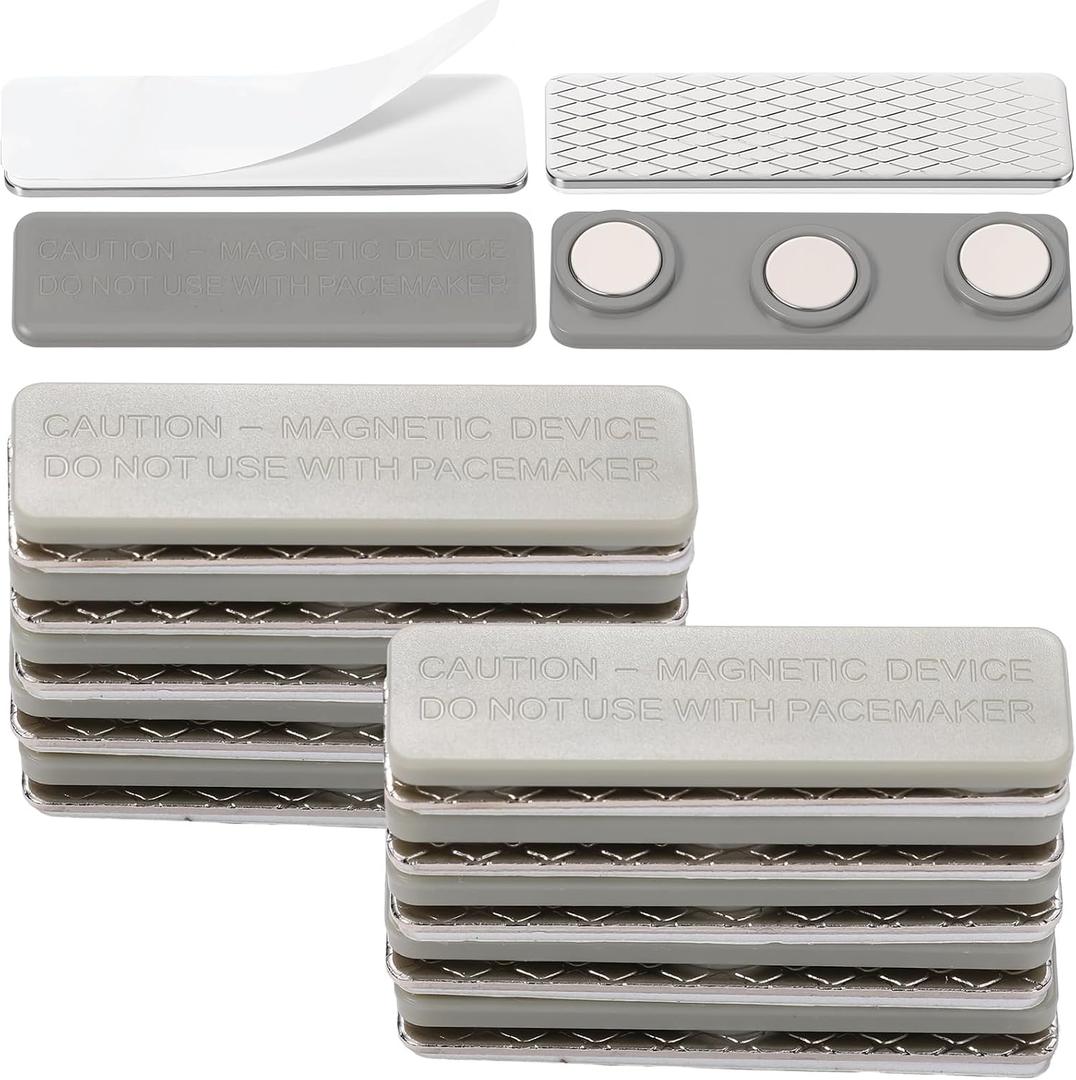 Relaxweex 48 Pairs Outdoor Curtain Weights, Waterproof Outdoor Curtain Magnets for Heavy Wind, Patio, Mosquito, Cabana, Gazebo, Flags, Indoor (Grey), 3.5"W x 3.5"L