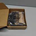 Estmoon Door Lock Matte Black Door Knob with Lock, Heavy Duty Keyed Front Door Handle Exterior Lockset, Entrance Exterior Door Knob for Bedroom, Bathroom, Front Door, Office, 1 Pack