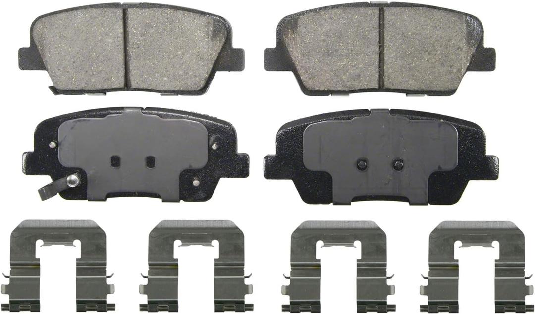 Wagner QS ZD1284 Disc Brake Pad Set, Chamfered Edges for Smooth, Quiet Stops, Fits 2011–2015 Kia Sorento