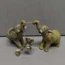 Elephant Statue For Home Decor.Elephant Gifts For Women,Mom.Elephant Decor For Living Room,Office,Shelf Decorations.Elephant Figurines Bring Good Luck,Love.Elephant Table Centerpiece Ornaments.