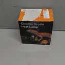 Simple Deluxe 100W 2-Pack Ceramic Reptile Heat Lamp Heat Emitter Bulb No Light Emitting Brooder Coop Heater for Amphibian Pet & Incubating Chicken, Black