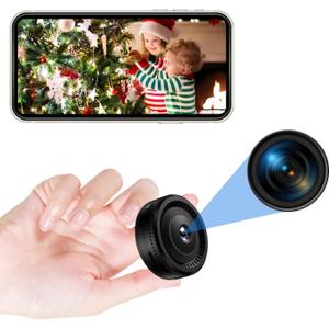 2025 Upgraded 1080P Security Camera Wireless Indoor,Home Camera for Pet,Suitable for Home Offices, Indoor Cam with Night Vision, for Indoo and Outdoor Safety,Real Time Record Surveillance-C8-1