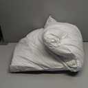 COZSINOOR Goose Feather Pillows Queen Size - Pack of 2, Hotel Down Bed Pillow for Sleeping, Soft 600 TC Cotton Cover, Fluffy Support Surround Fill Down Alternative, Softer