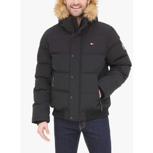 Tommy Hilfiger Men's Arctic Cloth Quilted Snorkel Bomber Jacket (Standard and Big & Tall), XL