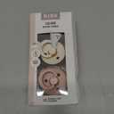 Bibs Pacifiers Color Collection, Set of 2 BPA-Free Latex Pacifiers Made in Europe, Round Nipple Baby Pacifier.