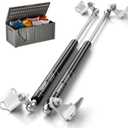Vepagoo Gas Struts 15 Inch 10Lb/44N Shock with Brackets, RV Bed Storage Door Lift Kit, Heavy Lid Duty Springs (Fit 8lb-11lb Lid), 2pcs (1pair)
